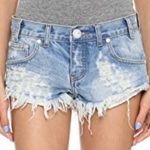 One Teaspoon Womens Hustler No 2s Shorts